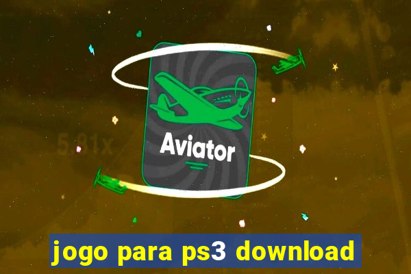 jogo para ps3 download